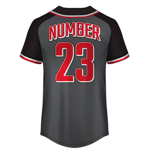 Uniformes de baseball à sublimation numérique Vente en gros de tissu maillé personnalisé Maillot de baseball professionnel pour adultes - Product Image 6