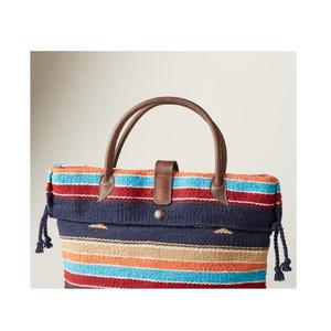 Premium Woolen Women's <b>Bags</b> Western Navajo Print Geometrical Pattern Top Selling Indian Manufacturer Dual Pin Buckle Closure - Product Image 5