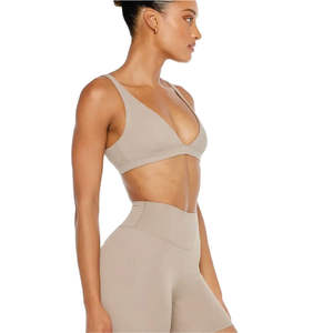 Ropa de Yoga de dos piezas para mujer, ropa deportiva para entrenamiento, conjuntos de Fitness para gimnasio, conjunto de Yoga sin costuras para mujer - Product Image 5