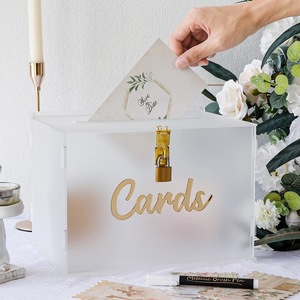 Boîte en acrylique transparent de haute qualité la plus vendue en 2025: boîte-cadeau en acrylique de mariage personnalisée pour des célébrations élégantes - Product Image 6