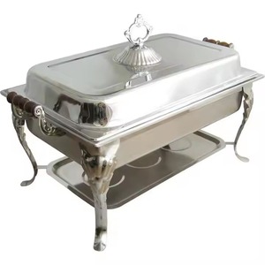 Plato para frotar hecho con calentadores de comida de acero inoxidable Buffet para Catering Plato para servir para restaurante de bodas - Product Image 2