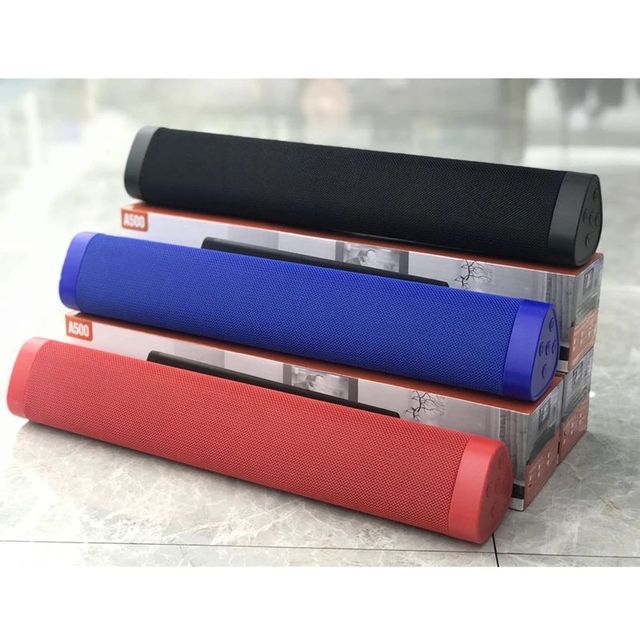 A500 Wireless BT 5.1 Desktop Speaker Subwoofer Cloth Mesh Triangle Long Strip Christmas Gift Gaming Computer Home Speakers