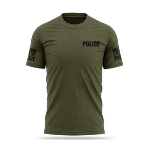 Vente en gros de t-shirts unis décontractés pour hommes, avec logo personnalisé, en polyester, à séchage rapide, mode été - Product Image 1