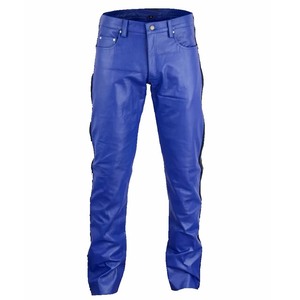 กางเกงคาร์โก้เอวสูงสำหรับผู้ชายกางเกงแฟชั่นหนัง PU หนังฮิปฮอปแบบปรับแต่งได้ - Product Image 5