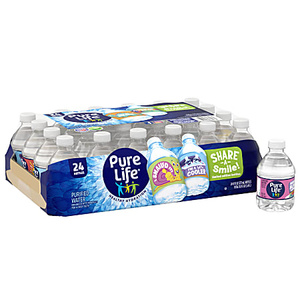 Agua purificada Pure Life, 16,9 FlOz/500 ML, agua embotellada de plástico (paquete de 35) - Product Image 4