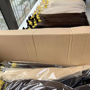 Extensions de cheveux en vrac prix usine cheveux vietnamiens Double noyer 100 grammes couleurs foncées 12 pouces - Product Image 1