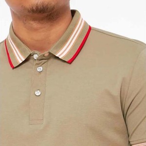 Ropa informal de verano 2024 para hombres, polos de Material de algodón personalizados, Color sólido, precio al por mayor, manga corta - Product Image 5