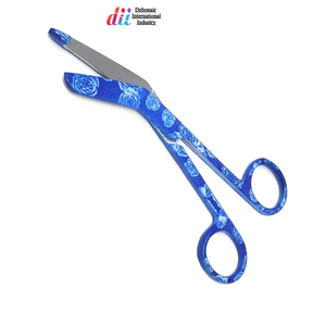 กรรไกรตัดผ้าพันแผลทำจากสแตนเลส,สีฟ้าพิมพ์โลโก้ได้ตามต้องการ - Product Image 3