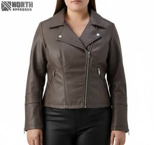 แจ็กเก็ตหนังผู้หญิงหนังสไตล์สตรีทแฟชั่นใหม่สำหรับฤดูหนาว - Product Image 1