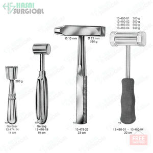 Etiqueta privada Dental Quirúrgico Mazo Dientes Hueso Martillo Instrumento Herramienta Material de buena calidad Acero inoxidable Hecho en Pakistán - Product Image 2