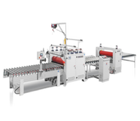 Mesin Laminasi Lem Panas Listrik Kompak TAISAN Pur Kontrol PLC Otomatis PVC/PET/HPL MDF Papan Partikel Plastik 1 Tahun
