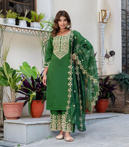 ผู้ส่งออกเสื้อคุर्ติจากอินเดีย พร้อมงานปักเรียบง่ายแต่สง่างามสำหรับผู้หญิง มีจำหน่ายในราคาโรงงานโดยตรง - Product Image 1