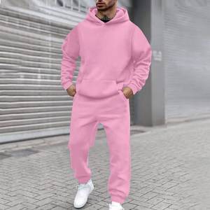 2025 nuevos conjuntos de chándal de moda para hombre, con capucha y pantalones para mujer Sudadera, Jersey CON CAPUCHA DE Color sólido + Pantalones, traje, conjuntos de ropa deportiva informal para hombre - Product Image 3