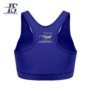 Ensemble de yoga respirant à séchage rapide à taille mi-haute et à taille élastique, nouvelle mode, couleur unie, impression personnalisée sur le devant, 2 pièces - Product Image 4