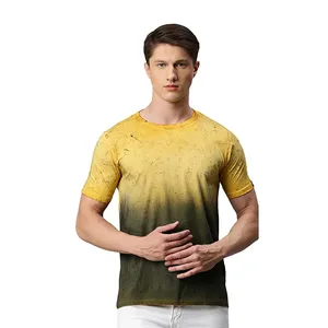 2024 выполненные на заказ футболки сублимированные с круглым вырезом и полурукавами Полиэстеровые термоусадочные летние рубашки