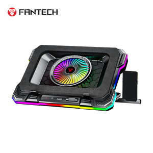 Fantech NC22 prend en charge le coussin en mousse magnétique du ventilateur <span class=keywords><strong>19</strong></span> <span class=keywords><strong>pouces</strong></span> RPM RGB LED 7 niveaux réglage de la hauteur <span class=keywords><strong>refroidisseur</strong></span> pour ordinateur <span class=keywords><strong>portable</strong></span> - Product Image 1