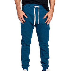 Pantalon de survêtement pour homme en dentelle droite décontracté à taille élastique Pantalon de survêtement 100% coton molletonné Vente en gros Fabriqué au Pakistan - Product Image 1