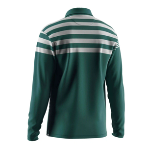 Camisa de golf personalizada de manga larga por sublimación Polo de golf de protección UPF de secado rápido para hombres y mujeres - Product Image 4
