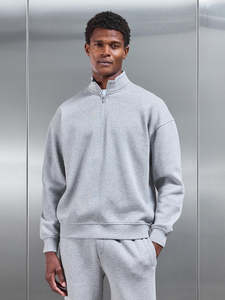 Conjunto de chándal de algodón y forro polar ajustado moderno para hombre, atuendo elegante con cremallera para entrenamiento de gimnasia y aspecto de ropa de calle - Product Image 5