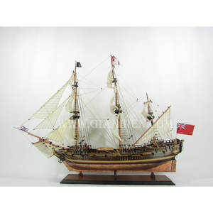 Gia Nhien Fabricant Approuver Conception Personnalisée Bas quantité minimale de commande WHYDAH GALLY MODÈLE GRAND VOILIER avec HAUTE QUALITÉ Artisanat maquette de bateau - Product Image 1