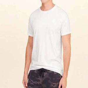 T-shirts basiques à manches courtes à col rond pour hommes Style décontracté en fibre de bambou et coton T-shirts à sonnerie respirante écologiques personnalisés - Product Image 6