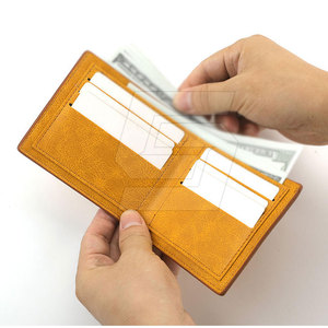 Durable Leather <b>Wallet</b> Made With High Quality Soft Material Offering Secure Storage Space Ideal For Daily Use - Product Image 3