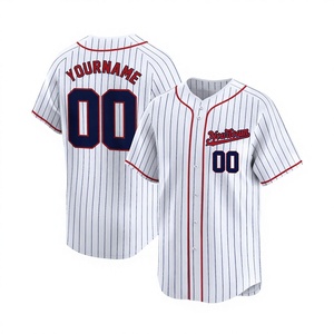 Maillots de baseball et de softball pour jeunes, 100 % polyester, personnalisés, imprimés par transfert thermique, respirants, unisexes, avec nom d'équipe - Product Image 2