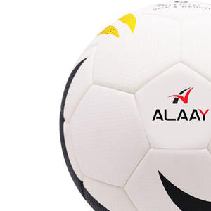 Balón de fútbol de entrenamiento de Interior de tamaño 5 profesional con logotipo personalizado HECHO DE PU para eventos oficiales - Product Image 4