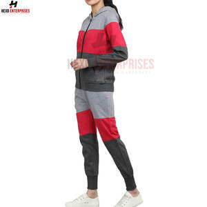 Nuevo chándal de cremallera de ajuste cómodo de etiqueta privada de diferentes colores para mujer a la venta nueva llegada chándal cálido de Invierno para mujer - Product Image 3