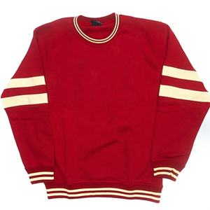 Sudaderas universitarias de cuello redondo personalizadas de alta calidad al por mayor, sudaderas personalizadas de algodón con cuello redondo y hombros caídos Vintage - Product Image 4