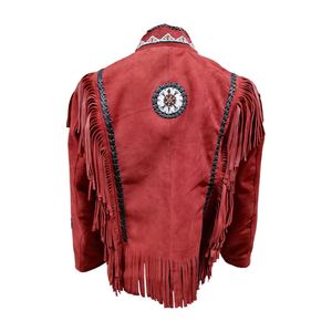 Chaqueta Vaquera con Flecos para Mujer Adulta, Diseño Personalizado, Calidad Premium, al por Mayor, Chaqueta Occidental y Chaqueta de Cuero para Hombre con Tela Suave - Product Image 6