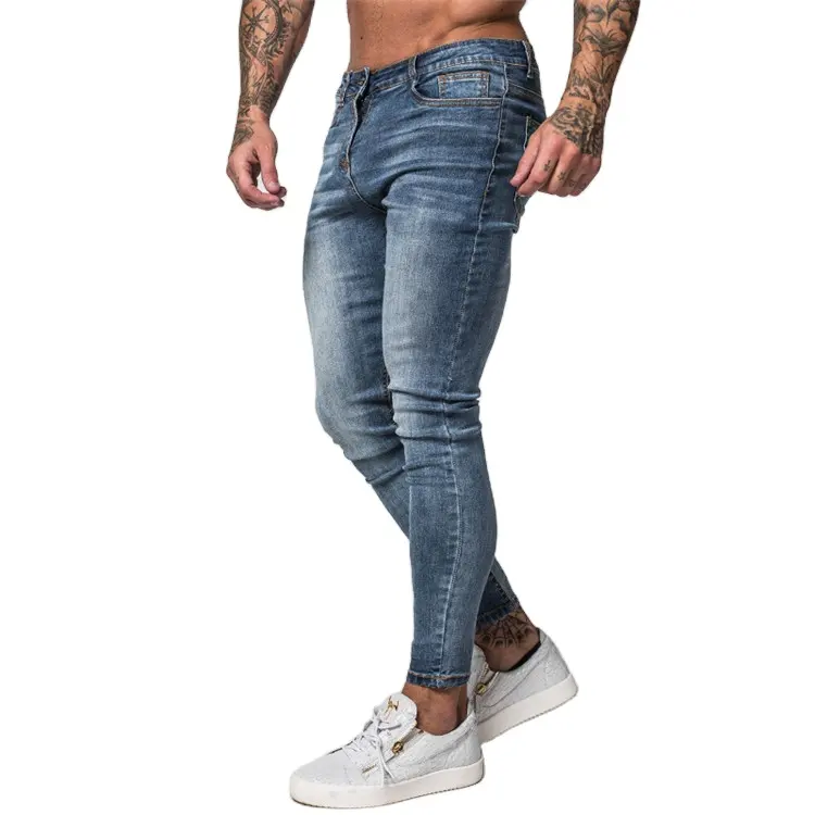 Người đàn ông của denim jeans cho người đàn ông thẳng mỏng cộng với kích thước pantaloons thiết kế jeans người đàn ông Chất lượng cao được thực hiện bởi Pakistan toàn bộ bán