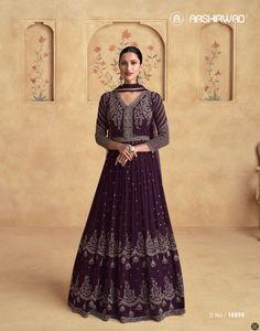 ผ้าไหมชินอนพร้อมผ้าเย็บปักลาย Lehenga Choli ดีไซน์ใหม่ล่าสุดแฟนซีจากอินเดีย - Product Image 6