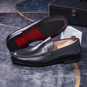 Chaussures habillées classiques en cuir à lacets pour hommes, idéales pour les réunions d'affaires et les mariages, avec semelle antidérapante et durable - Product Image 4