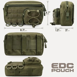 Sac utilitaire tactique imperméable antivol Molle à dos souple, organisateur d'équipement de plein air, randonnée, camping, voyage, sac à dos de chasse - Product Image 3