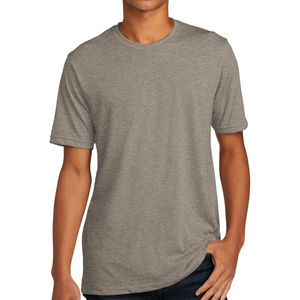 Tri-mélange doux coton lavé t-shirt hommes refroidissement col rond t-shirts Bella toile vêtements personnalisés unisexe Tri-mélange piste t-shirt - Product Image 1