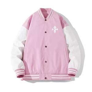 Chaqueta universitaria con cuello acanalado transpirable de poliéster 100%, nueva chaqueta de invierno con logotipo personalizado más vendida de ATLANTIC - Product Image 4