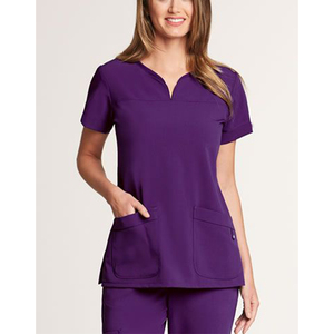 <b>Doctors</b> Jogger Scrubs Suits Tulip Style Hospital Uniform Top Quality Stretchable Fabric Nurses Scrub <b>Sets</b> With Custom Logo - Product Image 5