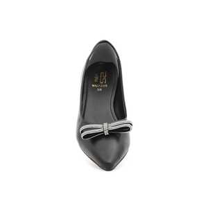 Zapatos de corte negros Zapatos planos cómodos - Product Image 1