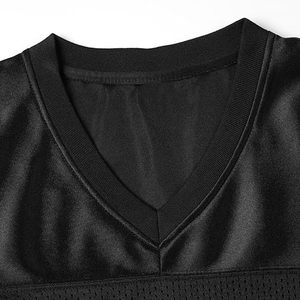 เสื้อเจอร์ซีย์ตาข่ายคอวีแขนสั้นใส่ได้ทั้งชายและหญิงระบายอากาศได้ดีขนาดพิเศษสำหรับผู้ใหญ่อเมริกันฟุตบอลแฟชั่นพิมพ์ลาย - Product Image 4