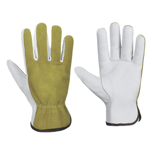 ถุงมือขับรถหนังวัวลายหนังแยกและทนทานต่อการฉีกขาดใส่ในงานอุตสาหกรรม - Product Image 4