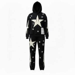 Chándal con Serigrafía Personalizada, Diseño Holgado de Moda, 100% Felpa de Algodón, Perfecto para Uso Diario, Unisex - Product Image 1