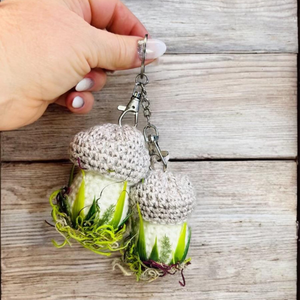 LLavero de animales de ganchillo hecho a mano lindo Amigurumi llavero colgante tejer llavero mochila coche encantos OEM ODM hecho en Vietnam - Product Image 3