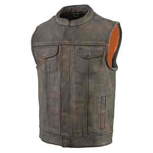 เสื้อกั๊กยุทธวิธีผ้าหนาสำหรับนักปั่นมอเตอร์ไซค์ฤดูหนาวพร้อมกระดุมตกแต่ง - Product Image 1