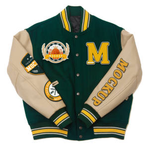 Chaquetas universitarias de lana para hombre de alta calidad hechas a medida para Primavera, chaqueta técnica de chenilla con letras universitarias de béisbol bordadas - Product Image 3