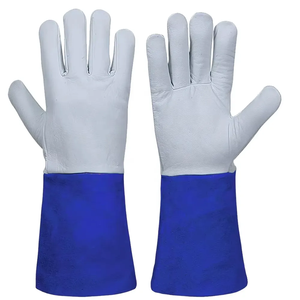 Gants de soudeur Tig/Mig en cuir de vache véritable Argon Pro, protection personnelle, résistants à la chaleur, gants de sécurité pour la lutte contre l'incendie - Product Image 2