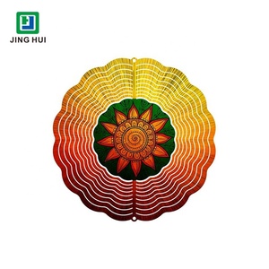 Filatore cinetico del vento 3d forme animali in acciaio inossidabile ornamento da giardino esterno in metallo cantiere sculture di vento pendenti filatori del vento - Product Image 4