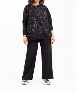 Vente en gros de vêtements personnalisables pour femmes 100% coton polaire lourde lavage à l'acide dessin animé chaud pull décontracté veste sweatshirts - Product Image 2