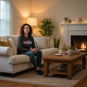 T-shirt à manches longues avec humorisme pour mari, « Ne caressez pas, je suis un animal de compagnie », pour le soutien émotionnel - Product Image 1