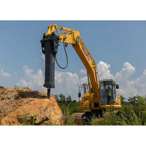 Martillo Hidráulico Montado en Excavadora para Romper Rocas, Concreto y Carreteras - Product Image 5